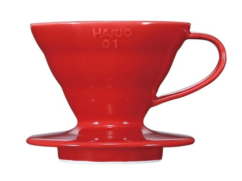 Hario v60 red ceramic - red, coffee