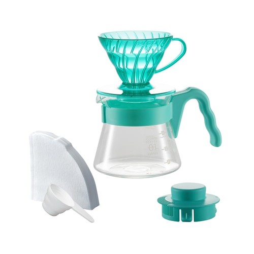 Hario v60 coffee - dripper, set