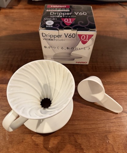 Hario v60 white - white, ceramic